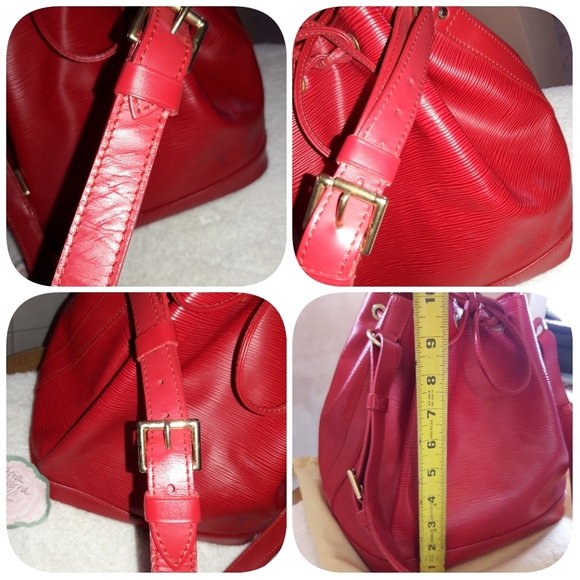 💯Authentic Louis Vuitton Epi Red noe - Picture 6 of 8